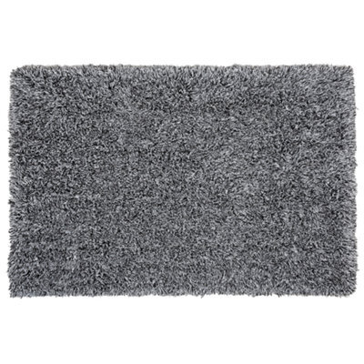 Beliani Shaggygy Rug Cide Black/ White 160 X 230 Cm - image 1