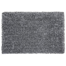 Beliani Shaggygy Rug Cide Black/ White 160 X 230 Cm - thumbnail 1