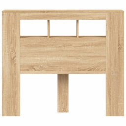 Berkfield Led Headboard Sonoma Oak 120X18.5X103.5 Cm Engineered Wood - thumbnail 6