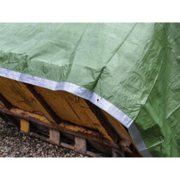 Faithfull Tarpaulin Green/silver Green / Silver (5.4 X 3.6M (18 X 12Ft)) - thumbnail 5