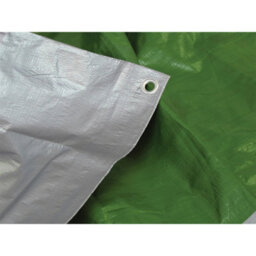 Faithfull Tarpaulin Green/silver Green / Silver (5.4 X 3.6M (18 X 12Ft)) - thumbnail 2