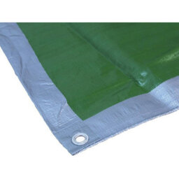 Faithfull Tarpaulin Green/silver Green / Silver (5.4 X 3.6M (18 X 12Ft)) - thumbnail 1