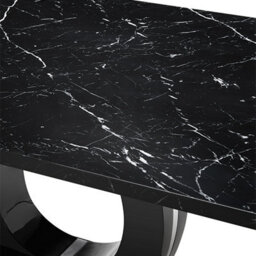 Furniture in Fashion Halo High Gloss Dining Table In Milano Marble Effect - thumbnail 6