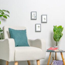 "Nicola Spring 4 X 6"" Photo Frame - Grey - 3D Photo Frame Picture Frame Box Portrait Display Case (17.5 X 12.5Cm)" - thumbnail 7