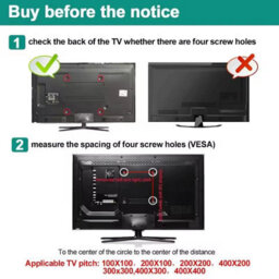 Tv Wall Bracket Mount Slim For 26 30 32 40 42 50 63 Inch Flat 3D Lcd Led Plasma - thumbnail 3