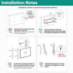 Tv Wall Bracket Mount Slim For 26 30 32 40 42 50 63 Inch Flat 3D Lcd Led Plasma - thumbnail 2