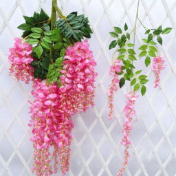 Living And Home Set Of 12 Artificial Hanging Plants Bouquet Simulation Decoration Wisteria Flowers - thumbnail 4
