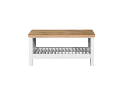 Timber Art Design Astbury Coffee Table Living Room Open Storage Furniture - image 1