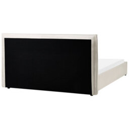 Beliani Bed Velvet Lavaur 160 X 200 Cm (Eu King Size) Taupe - thumbnail 5