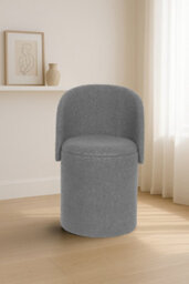 Gaveno Cavailia 3-In-1 Malibu Ottoman Stool Grey Modern Multifunctional Storage Ottoman Seat Hidden Storage Box For Living Room, Bedroom,