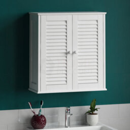 Lassic Bath Vida Liano White 2 Door Bathroom Wall Cabinet - thumbnail 1