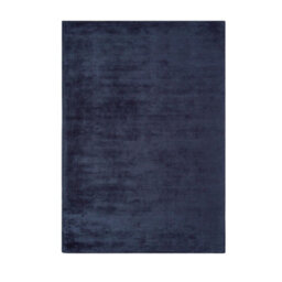 Handmade Rug, Anti-Shed Plain Cotton Rug For Bedroom, Easy To Clean Rug For Dining Room, Navy Plain Rug-200Cm X 300Cm - thumbnail 2