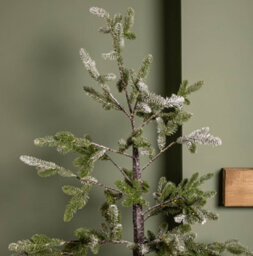 Samuel Alexander 6Ft (1.8M) Light Up Noel Snow Christmas Tree With 312 Warm White Leds & Brown Stand - thumbnail 4