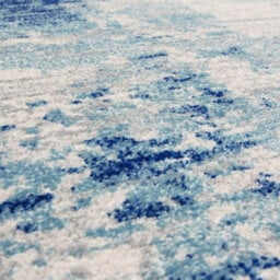 Blue Modern Abstract 9mm Thick Stain-Resistant Rug For Bedroom, & Dining Room, Easy To Clean Area Rug-160Cm X 230Cm - thumbnail 2