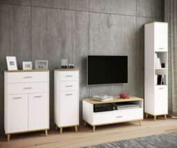 Vcm Wooden Chest Of Drawers Sideboard Anrichte Lindas - thumbnail 3