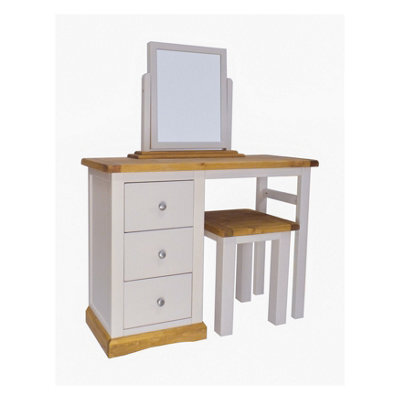 Cabinet Bits Bomporto 3 Drawer Dressing Table Set Chrome Knob - image 1