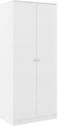 Seconique Denver 2 Door Wardrobe Bedroom Set - White Gloss - thumbnail 3