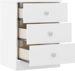 Seconique Denver 2 Door Wardrobe Bedroom Set - White Gloss - thumbnail 6