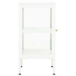 Berkfield Sideboard 38X35X70 Cm Metal And Glass - thumbnail 4
