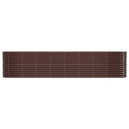 Walplus Garden Raised Bed Galvanised Steel 332X40X68 Cm Brown - thumbnail 3