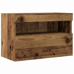 Walplus Tv Wall Cabinet Old Wood 60 X 30 X 40 Cm Engineered Wood - thumbnail 7
