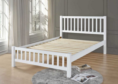 Reinforced Beds 4Ft Banham Bed - Painted White - image 1
