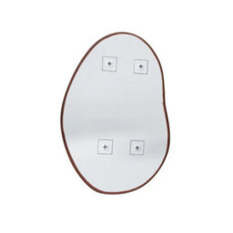 Artloge 110 X 74Cm Large Irregular Wooden Framed Wall Mirror Asymmetrical Unique Hanging Loft Style - thumbnail 6