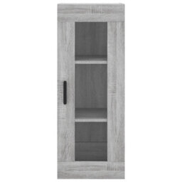 Berkfield Highboard Grey Sonoma 34.5X34X180 Cm Engineered Wood - thumbnail 6