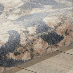 Blue Luxurious Modern Floral Easy To Clean Rug For Bedroom & Living Room-282Cm X 389Cm - thumbnail 4