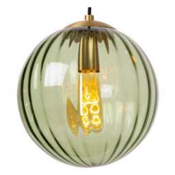 Lucide Monsaraz 3 Light Glass Cluster Ceiling Pendant Amber / Black / Green - thumbnail 4