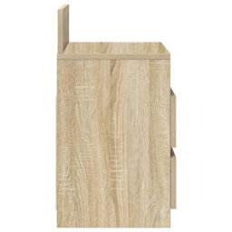Berkfield Bedside Cabinets 2 Pcs With 2 Drawers Sonoma Oak 40X33X60 Cm - thumbnail 7