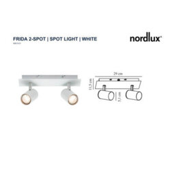 Nordlux Frida Metal Rail Adjustable Head White,mains - thumbnail 2