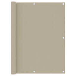 Berkfield Balcony Screen Beige 120X600 Cm Oxford Fabric - thumbnail 1