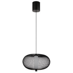 Luminosa Lighting Luminosa Astari Wire Frame Pendant Ceiling Light Matt Black Led 2700K - thumbnail 2