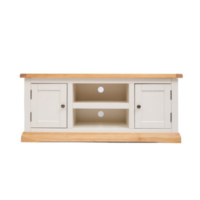 Cabinet Bits Trevi Off White 2 Door Tv Cabinet Brass Knob - image 1