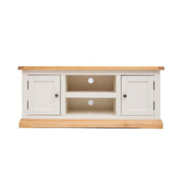 Cabinet Bits Trevi Off White 2 Door Tv Cabinet Brass Knob - thumbnail 1