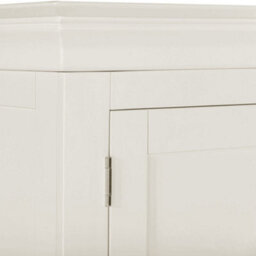 Seconique Bordeaux 3 Door Wardrobe Ivory And Oak (Partially Assembled) - thumbnail 4