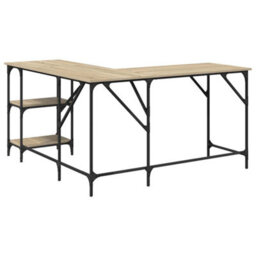Walplus Desk Sonoma Oak 139X139X75 Cm Engineered Wood - thumbnail 7