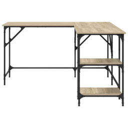 Walplus Desk Sonoma Oak 139X139X75 Cm Engineered Wood - thumbnail 5