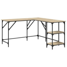 Walplus Desk Sonoma Oak 139X139X75 Cm Engineered Wood - thumbnail 2