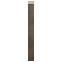 Berkfield Dining Table Legs V-Shape 2 Pcs Natural Steel 60X(72-73.3) Cm Steel - thumbnail 6