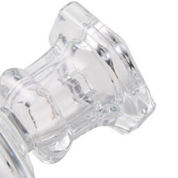 Living And Home 12 Pack Clear Soda Lime Glass Taper Candle Holders For Wedding Table Centerpiece Decor - thumbnail 8