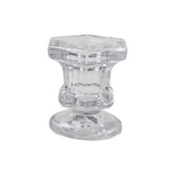 Living And Home 12 Pack Clear Soda Lime Glass Taper Candle Holders For Wedding Table Centerpiece Decor - thumbnail 7