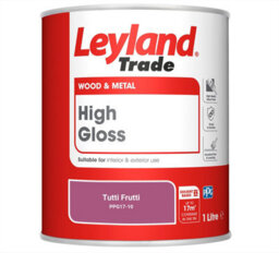 Leyland Trade Wood & Metal High Gloss Paint Tutti Frutti (Ppg17-10) 1L - thumbnail 2