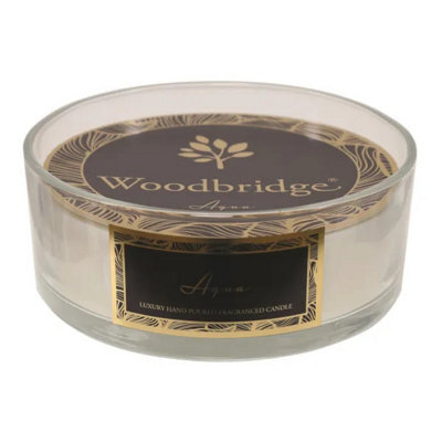 Aroma Woodbridge 5 Wick Bowl Candle - Aqua