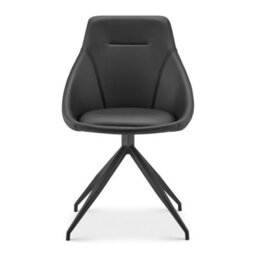 Bravich Lisbon Faux Leather Office Swivel Chair - Black - thumbnail 8