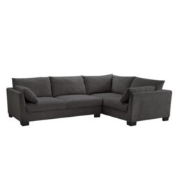 Home Detail Renns Corner Sofa, Right-Hand Facing With Footstool, Dark Grey Linen - thumbnail 3