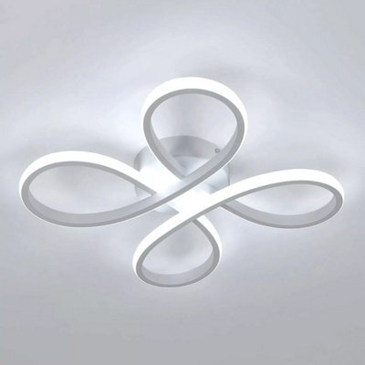 Modern Led Ceiling Light Flower Bedroom Lamp Creativ Chandelier Livingroom 6500K - image 1