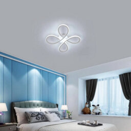 Modern Led Ceiling Light Flower Bedroom Lamp Creativ Chandelier Livingroom 6500K - thumbnail 7