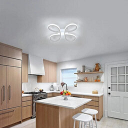 Modern Led Ceiling Light Flower Bedroom Lamp Creativ Chandelier Livingroom 6500K - thumbnail 5